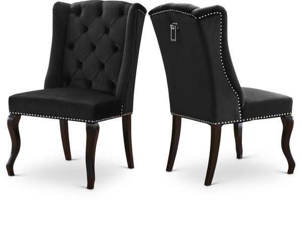 Suri Black Velvet Dining Chair