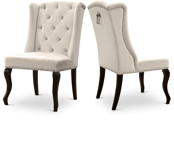 Suri Cream Velvet Dining Chair