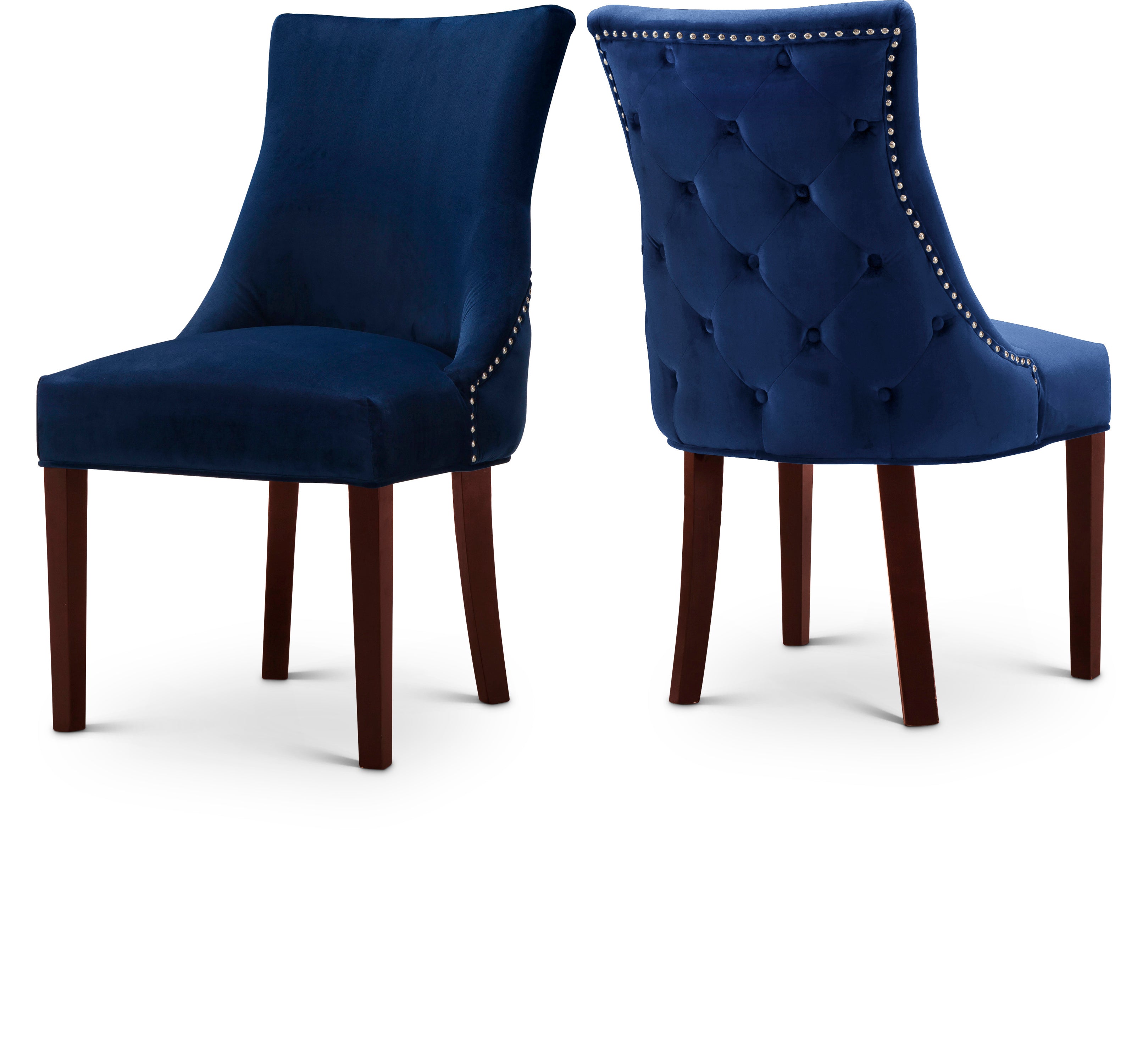 Hannah Navy Velvet Dining Chair