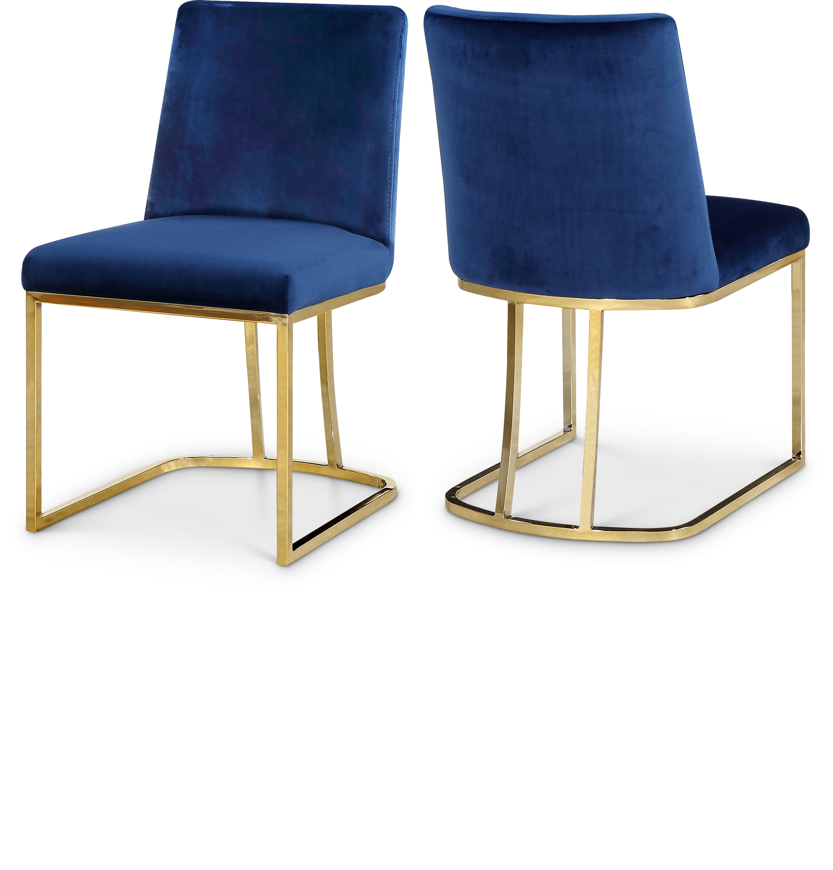 Heidi Navy Velvet Dining Chair