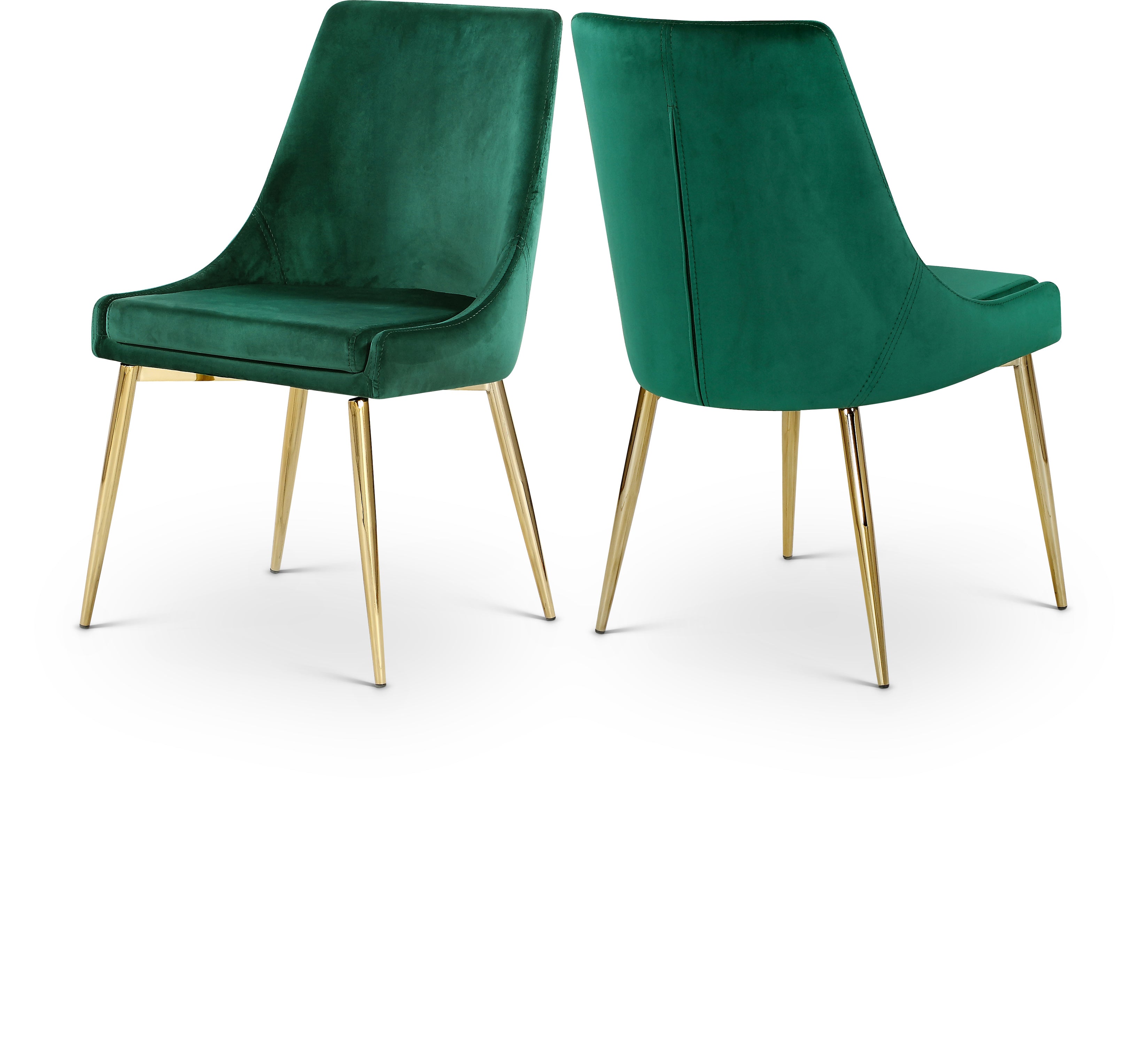 Karina Green Velvet Dining Chair