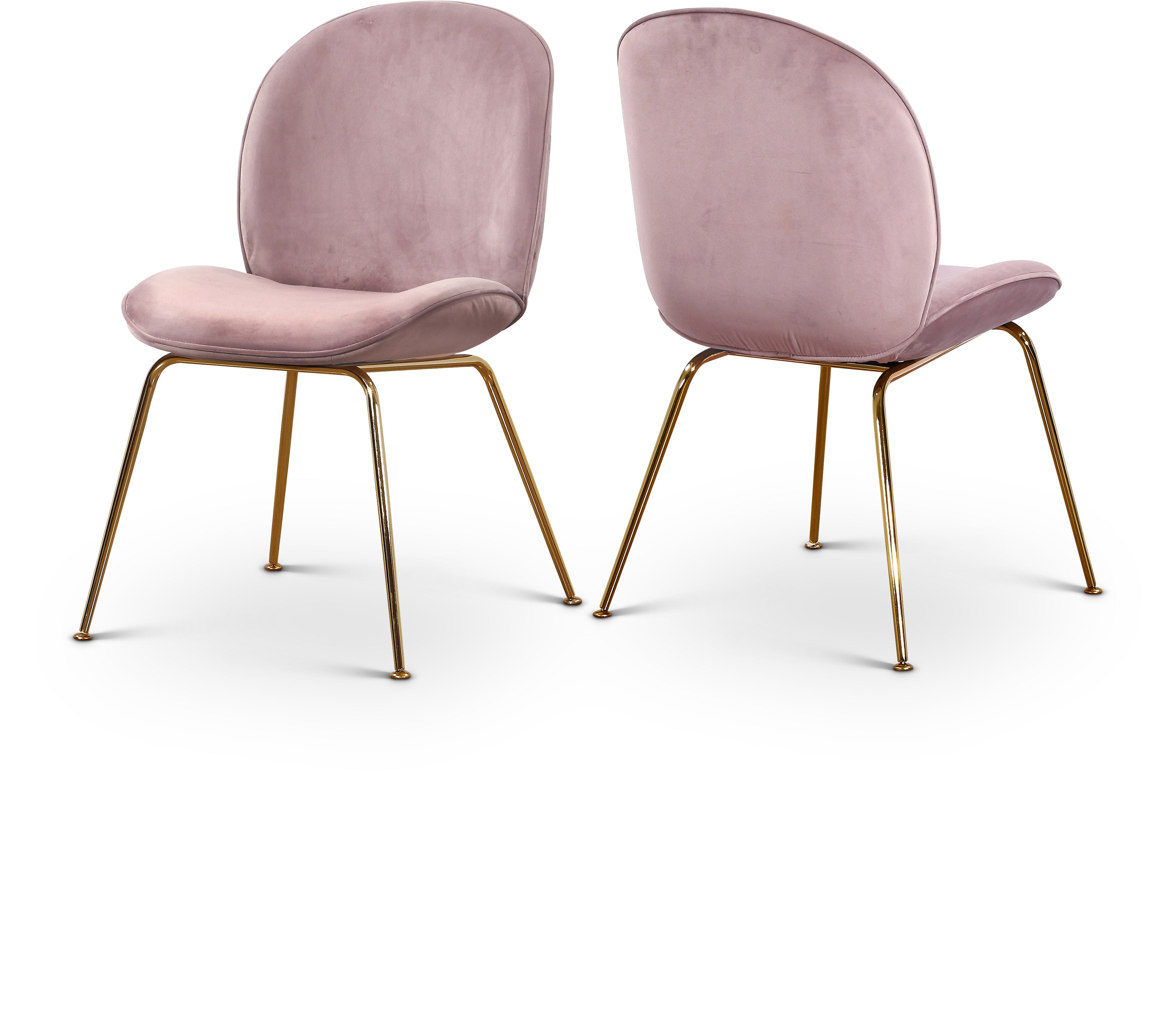 Paris Pink Velvet Dining Chair