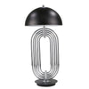 Metal 28" Art Deco Table Lamp,silver