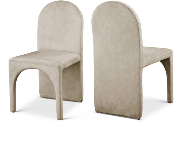 Summer Stone Velvet Dining Side Chair