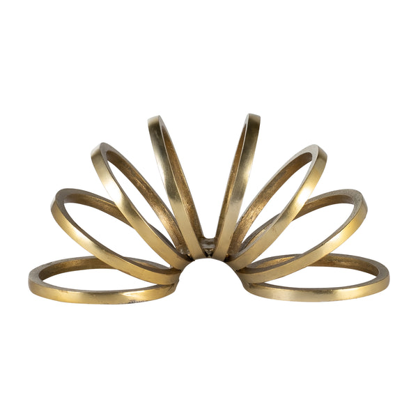 Metal,11",slinky Ring Deco,gold