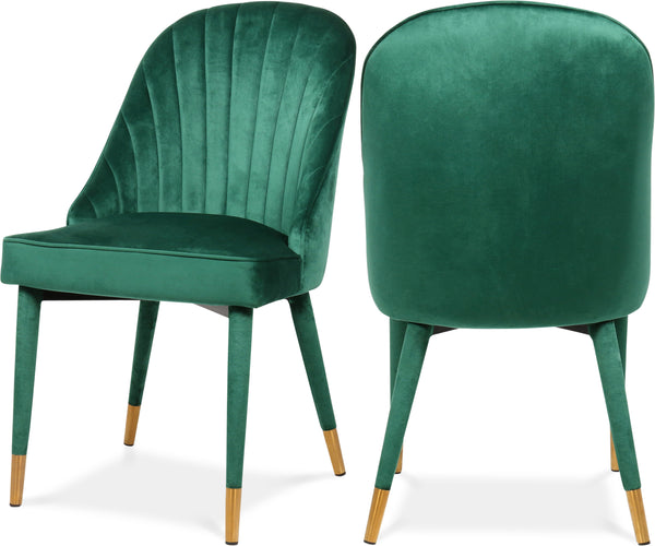 Belle Green Velvet Dining Chair