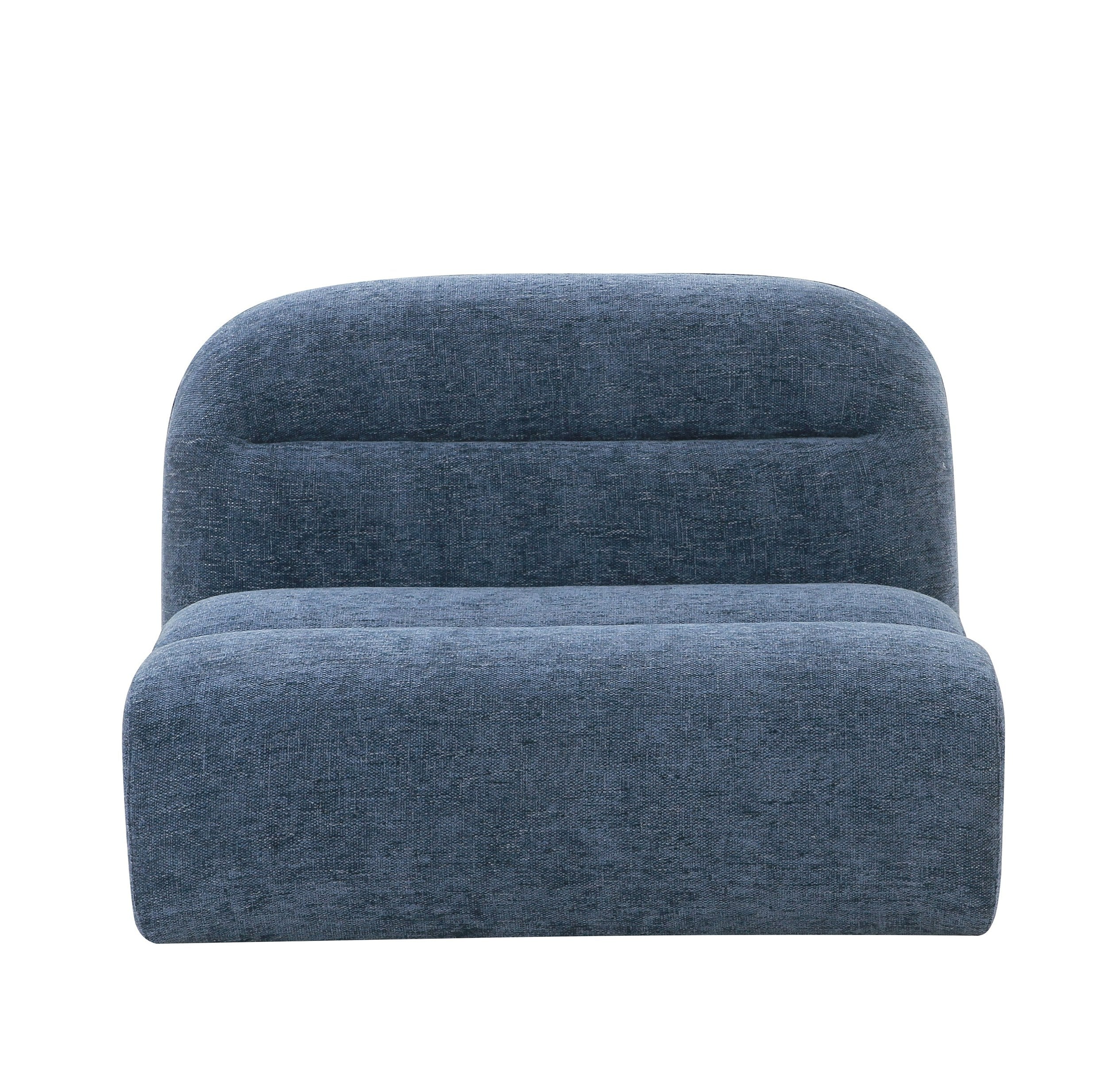 Divani Casa Forman - Modern Blue Fabric Modular Sectional Sofa