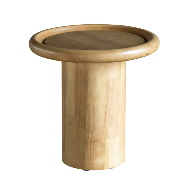 Modrest Electra - Modern Round Rubberwood End Table