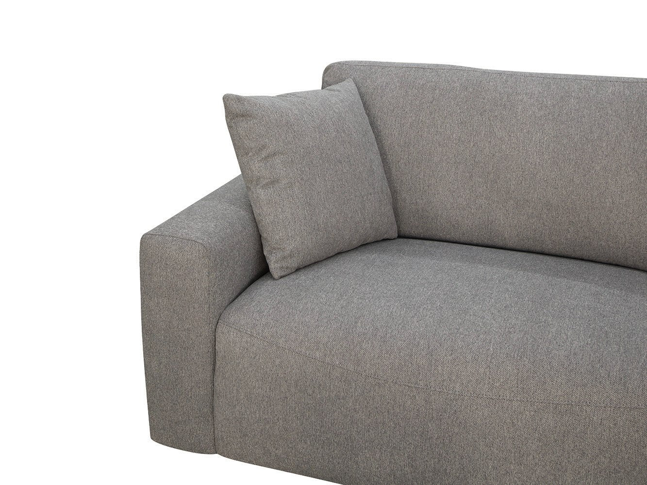 Divani Casa Gloria - Modern Grey Fabric Sofa