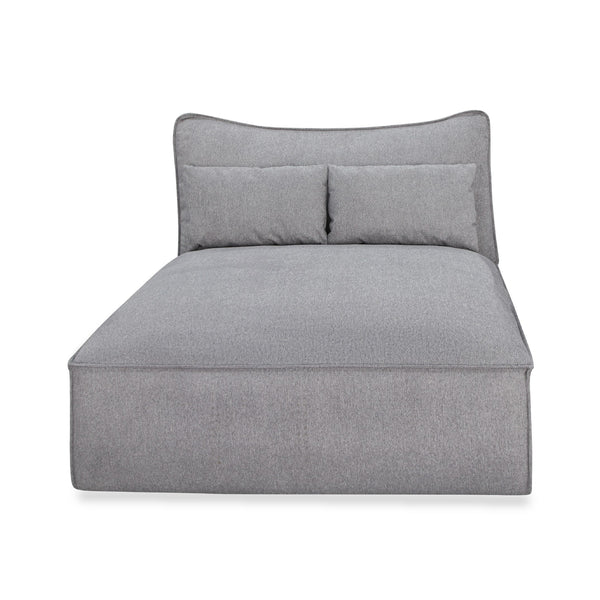 Divani Casa Racine - Modern Grey Fabric Modular Sectional Sofa