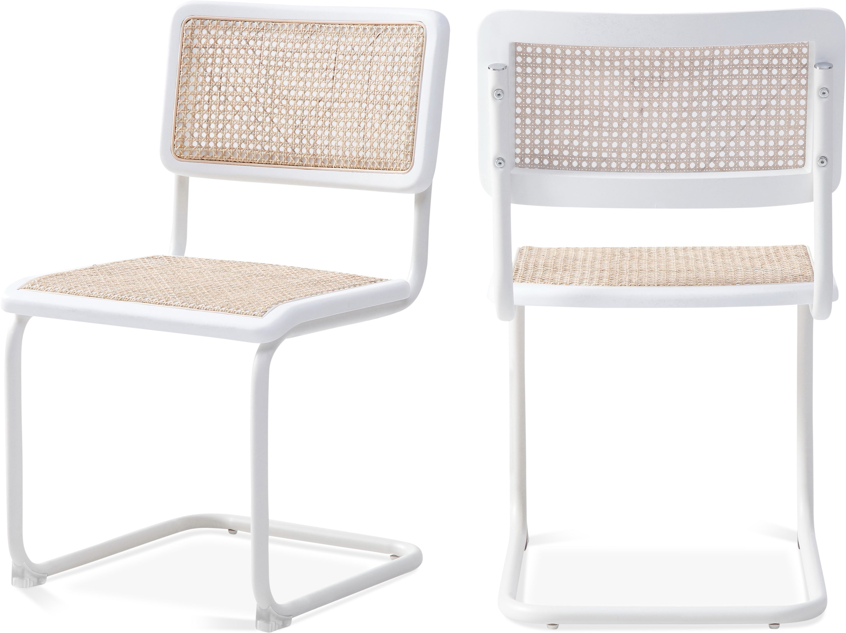 Kano White Powder Coating Dining Chair