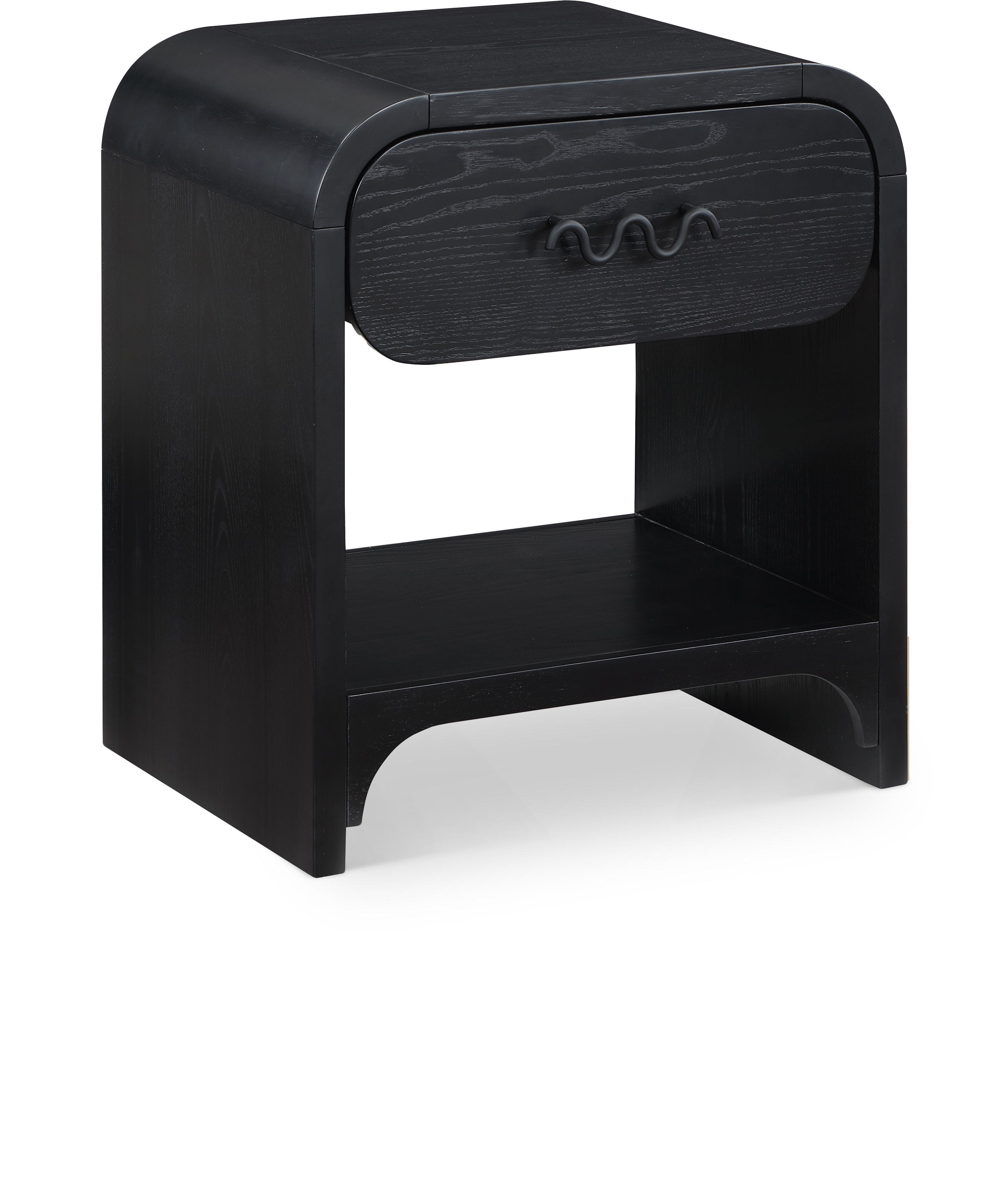 Hayes Black Night Stand / Side Table