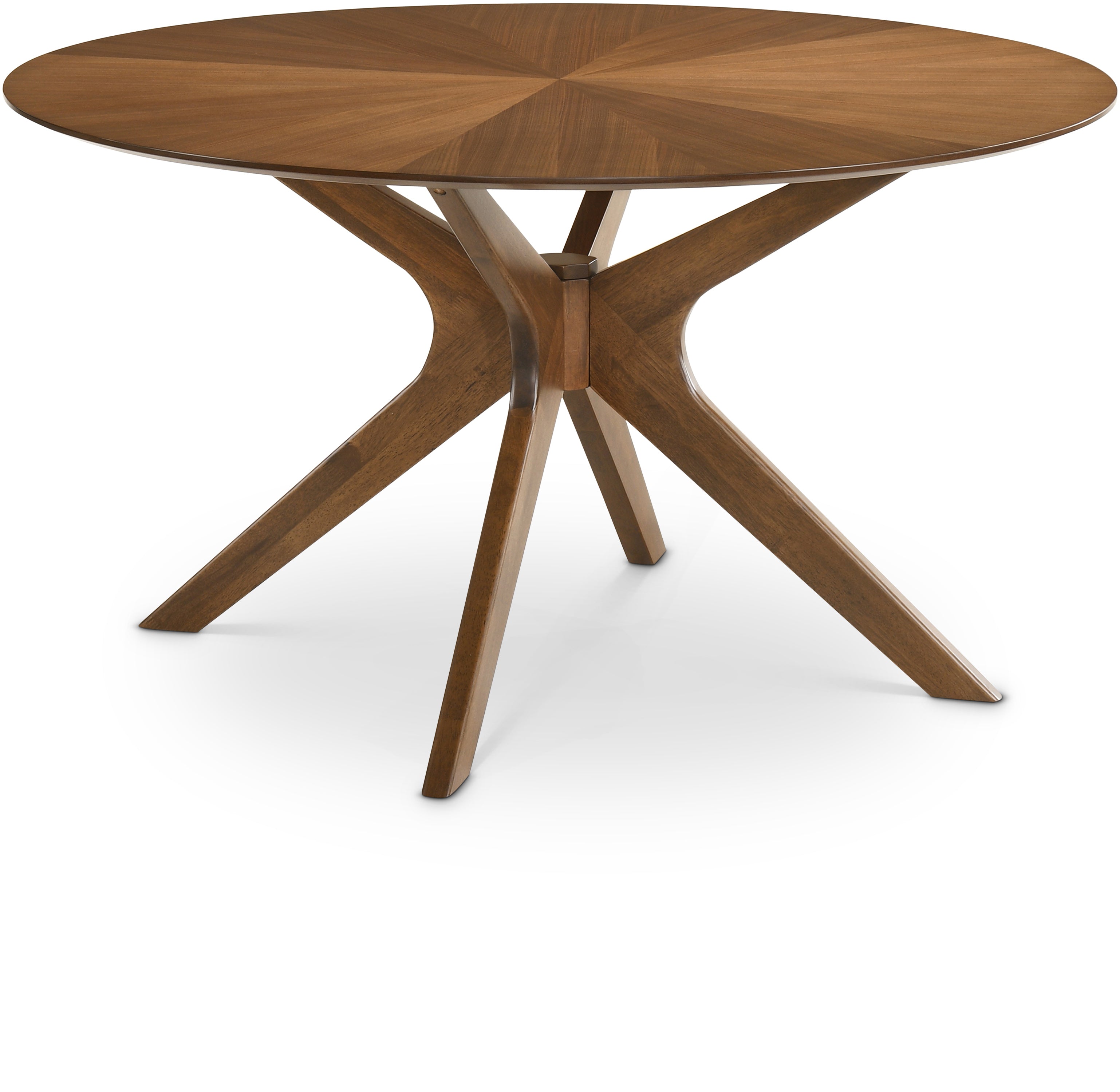 Woodson Rich Walnut Veneer Dining Table