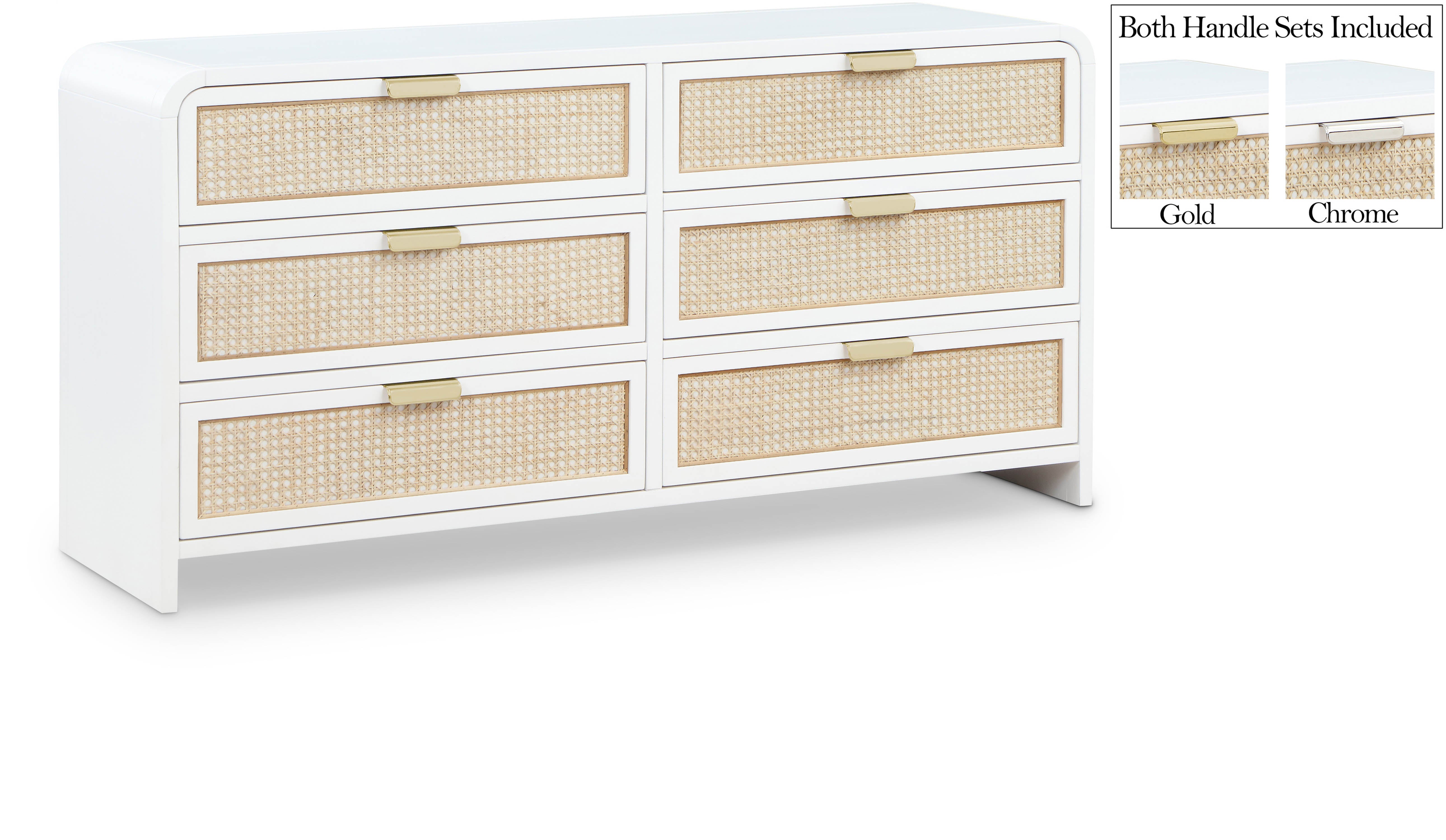 Sage White Dresser