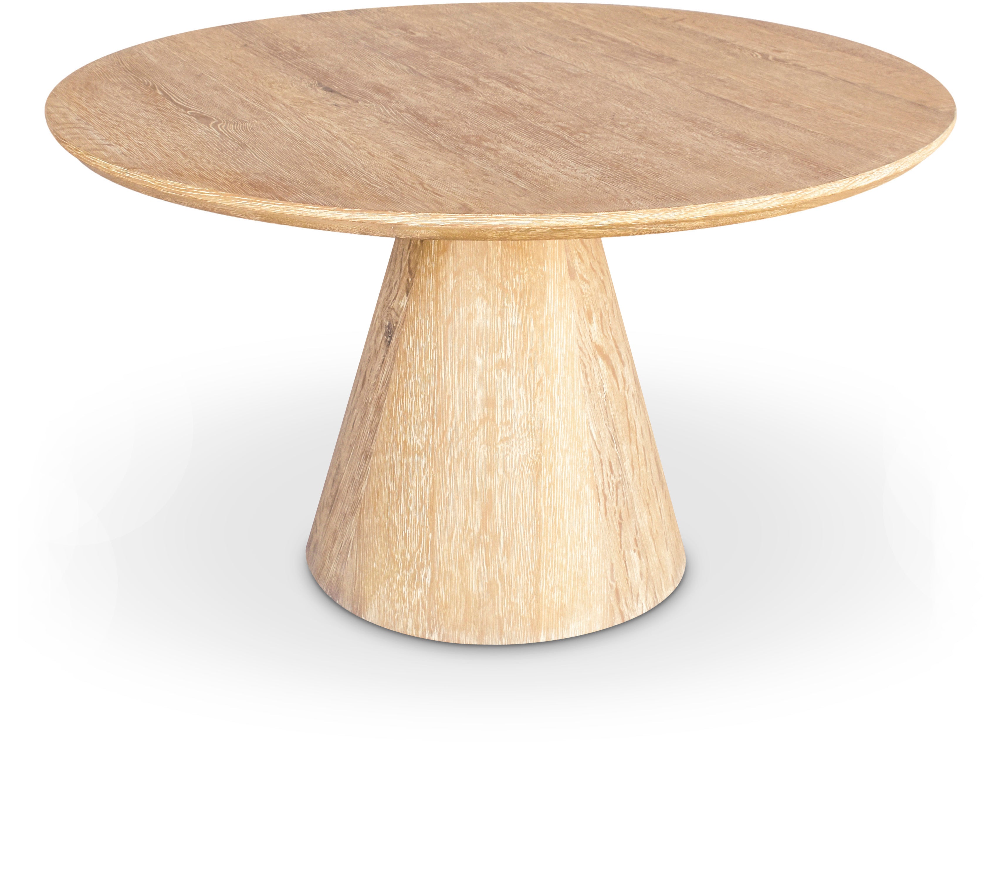 Linette White Oak Dining Table