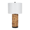 Seagrass 26" Pillar Table Lamp, Natural