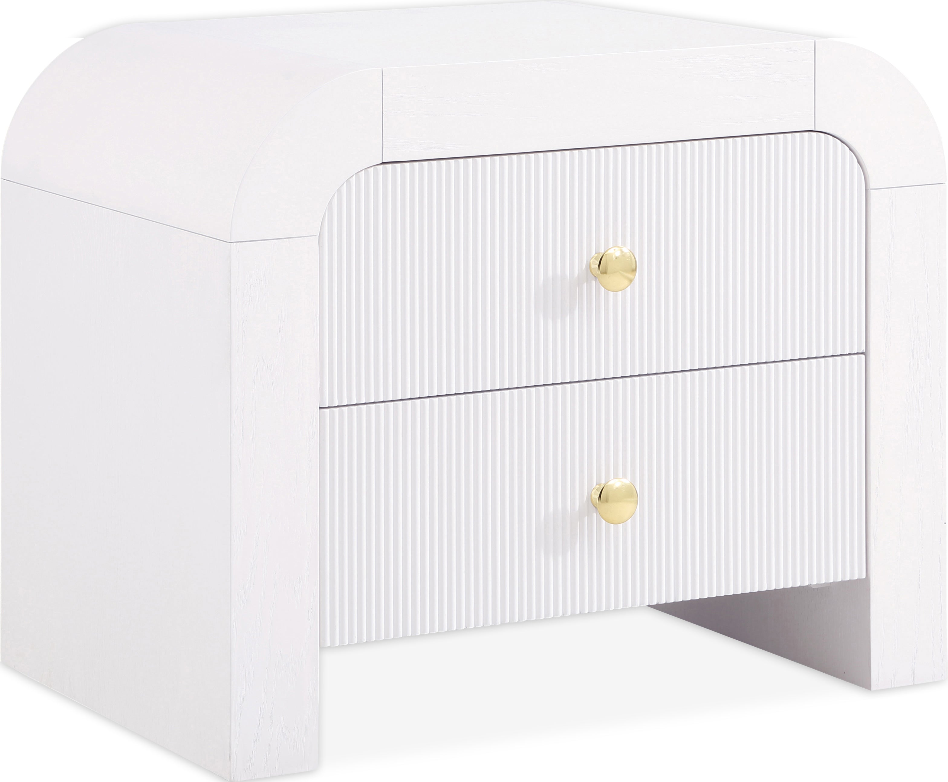 Artisto White Night Stand