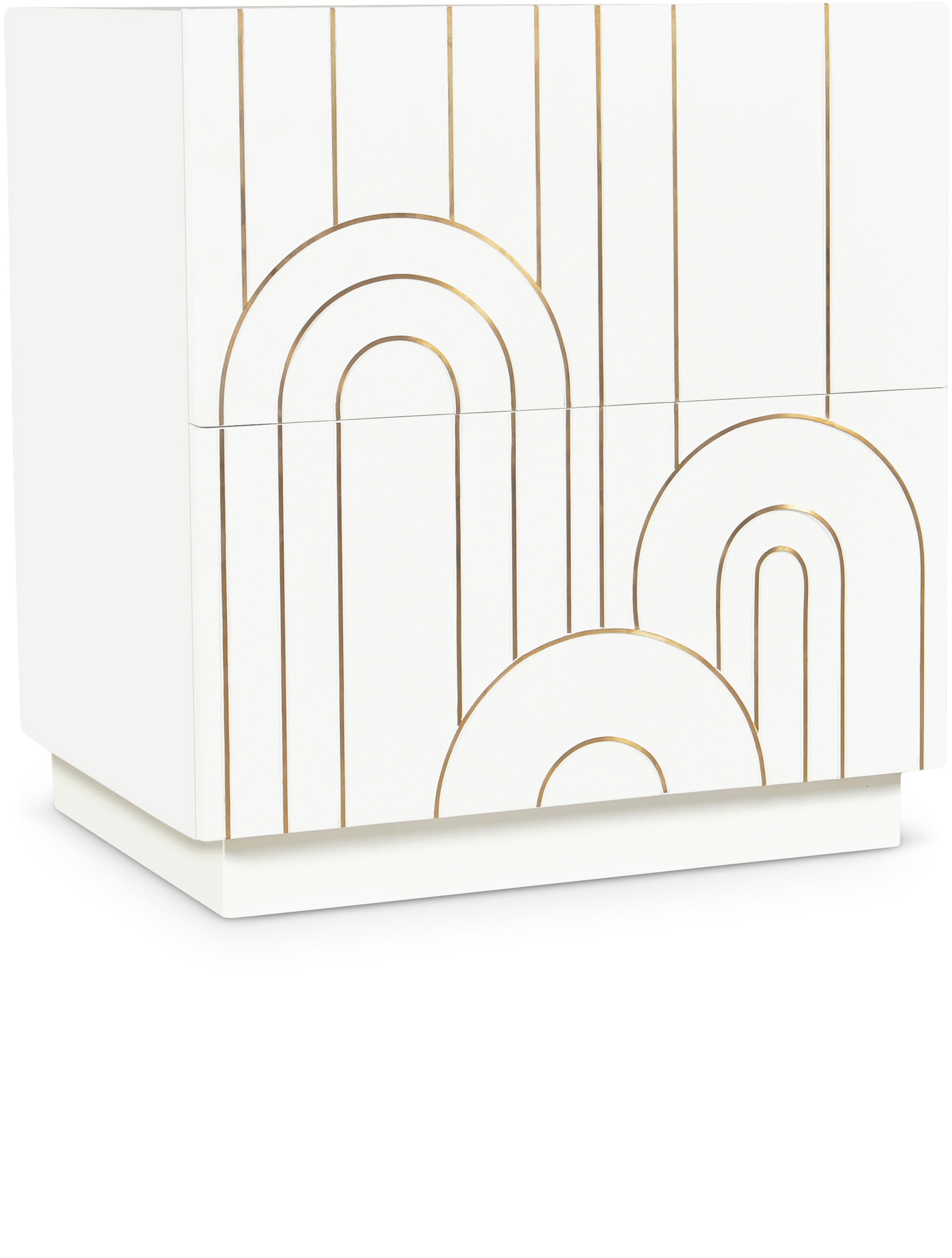 Turin White Night Stand