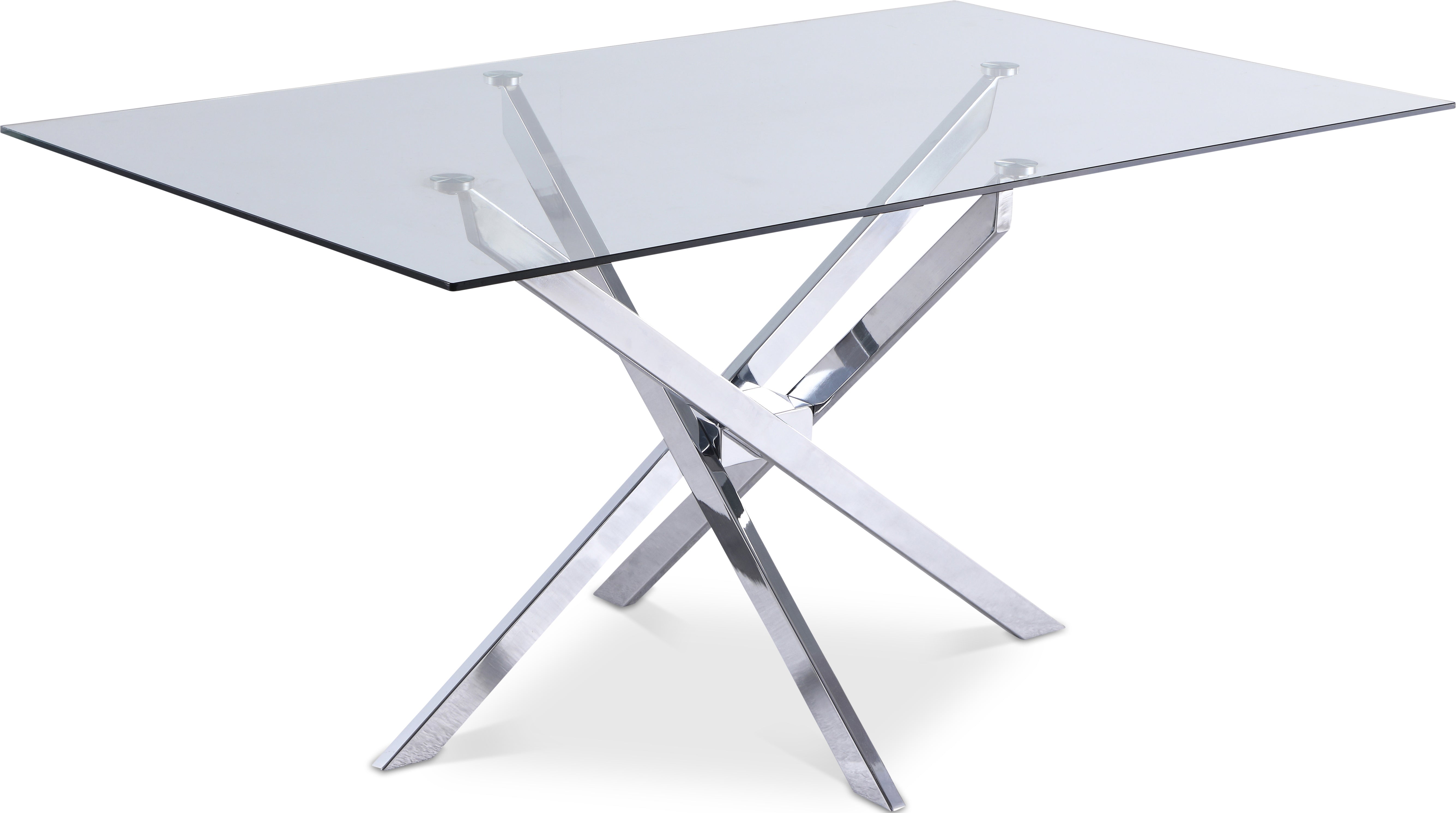 Xander Chrome Dining Table