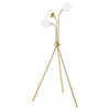 Miley Trio Tree Floor Lamp Gold