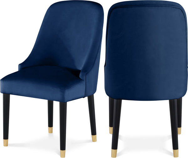 Omni Navy Velvet Dining Chair