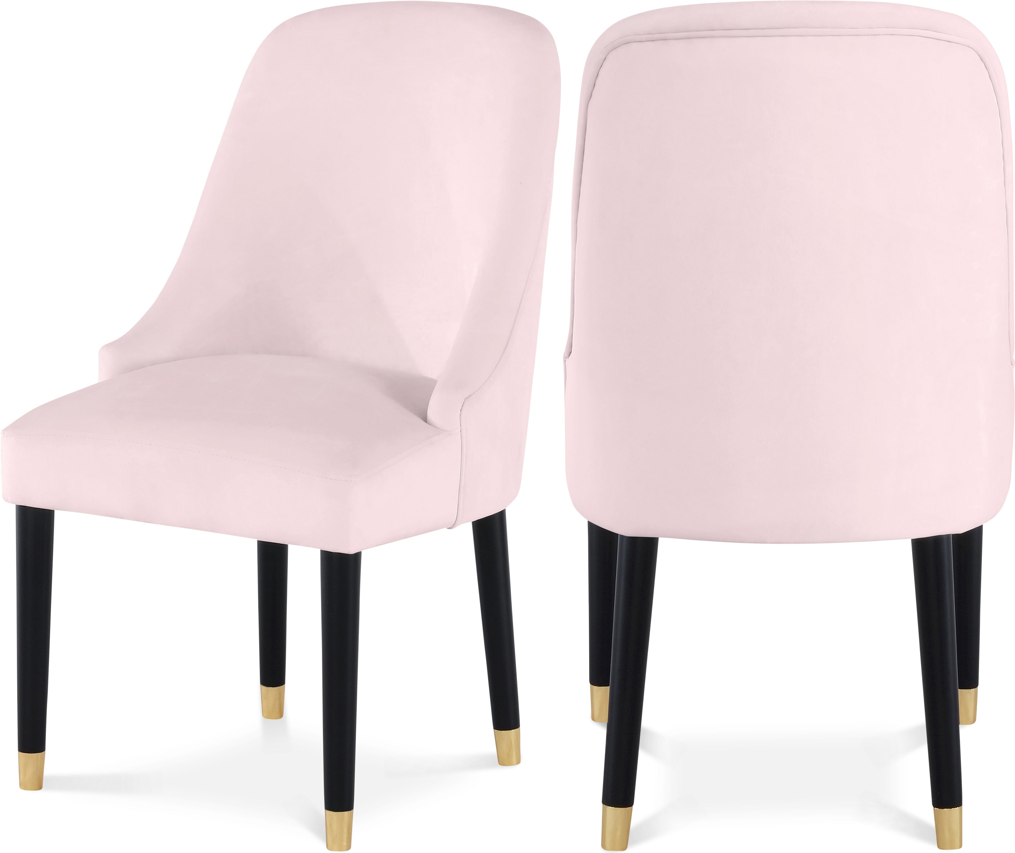 Omni Pink Velvet Dining Chair