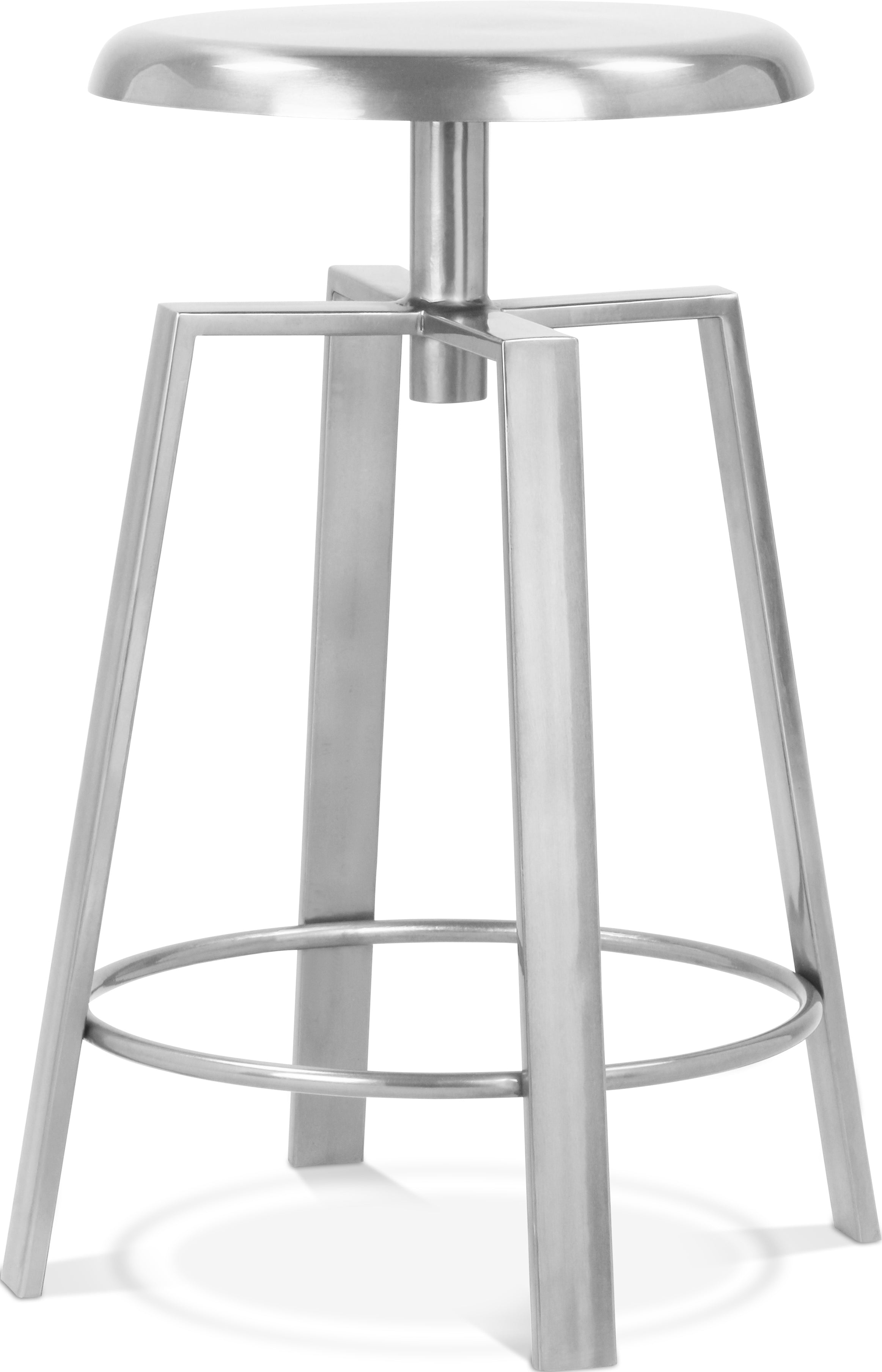 Lang Silver Iron Counter/Bar Stool