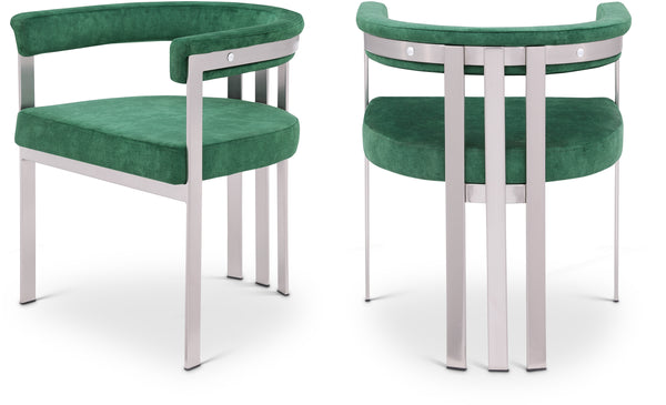 Marcello Green Velvet Dining Chair