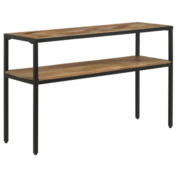 Quince Console Table with Open Shelf Natural