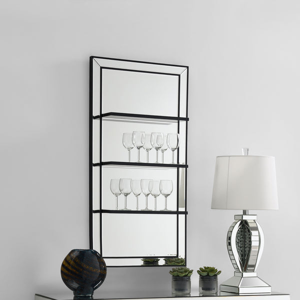 Oriel 3-Shelf Rectangle Wall Mirror