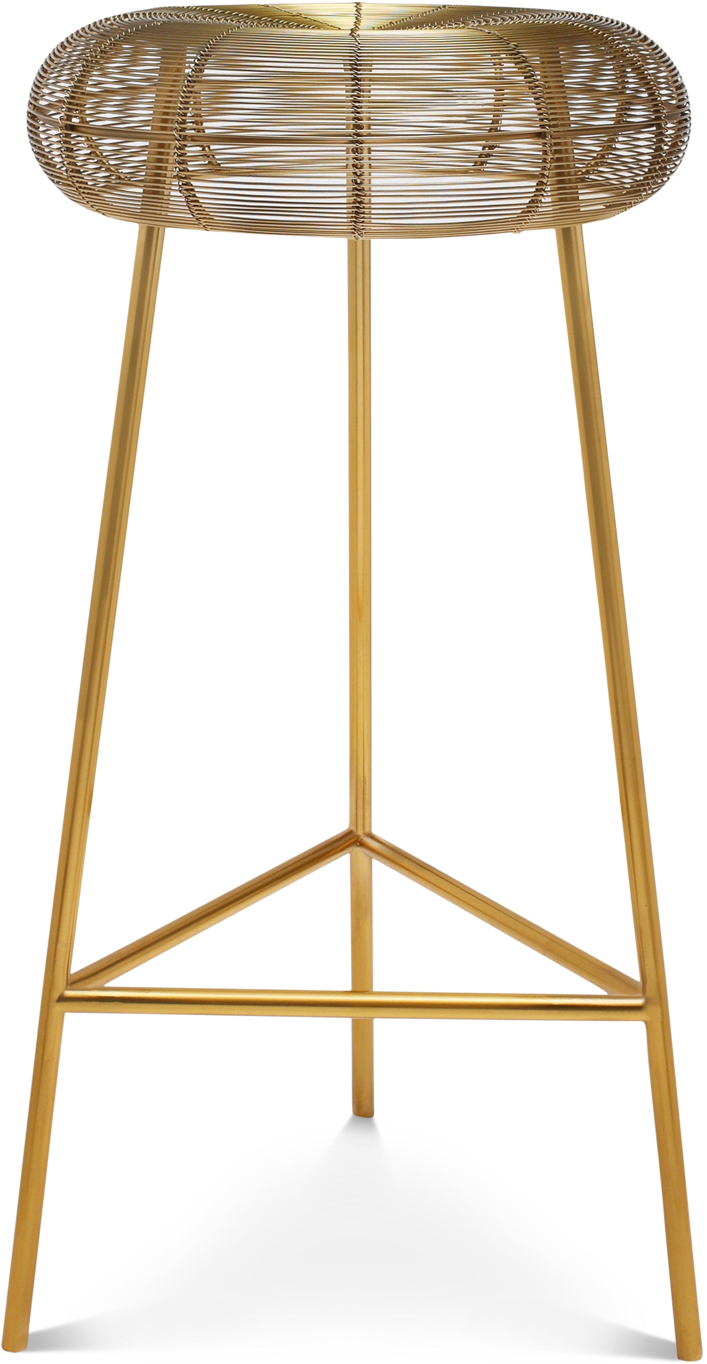 Tuscany Gold Metal Bar Stool