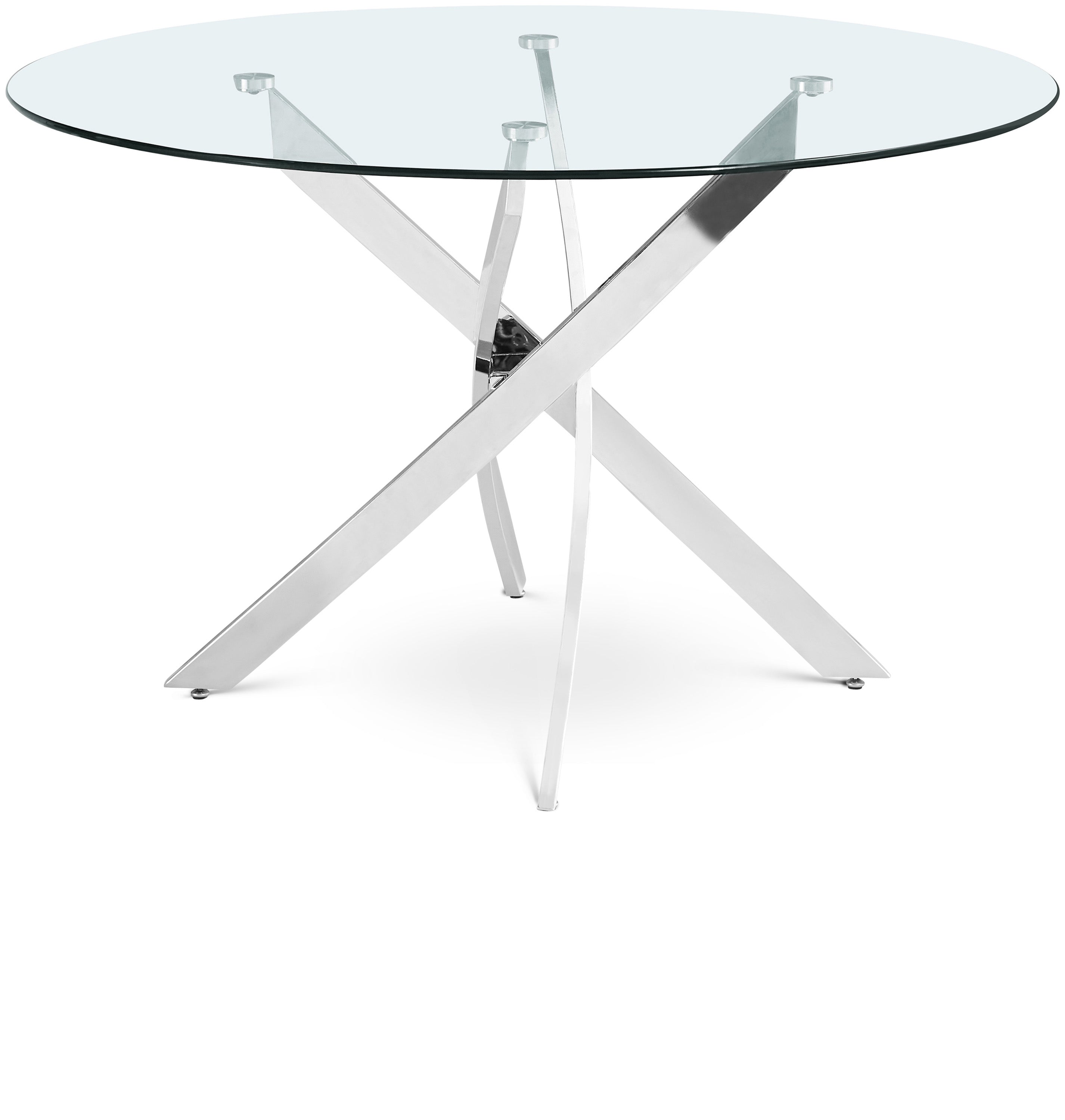 Xander Chrome Dining Table