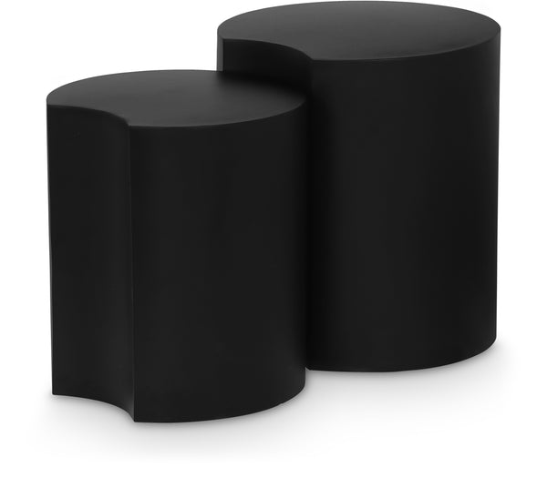 Dimple Black End Table