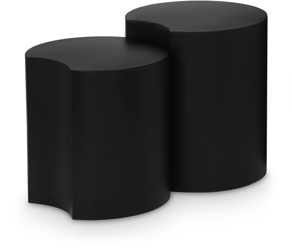 Dimple Black End Table