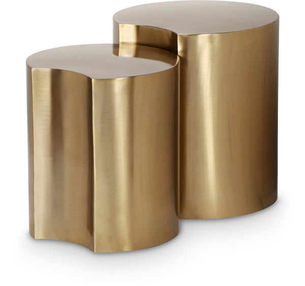 Dimple Gold End Table