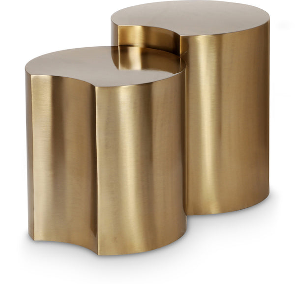 Dimple Gold End Table