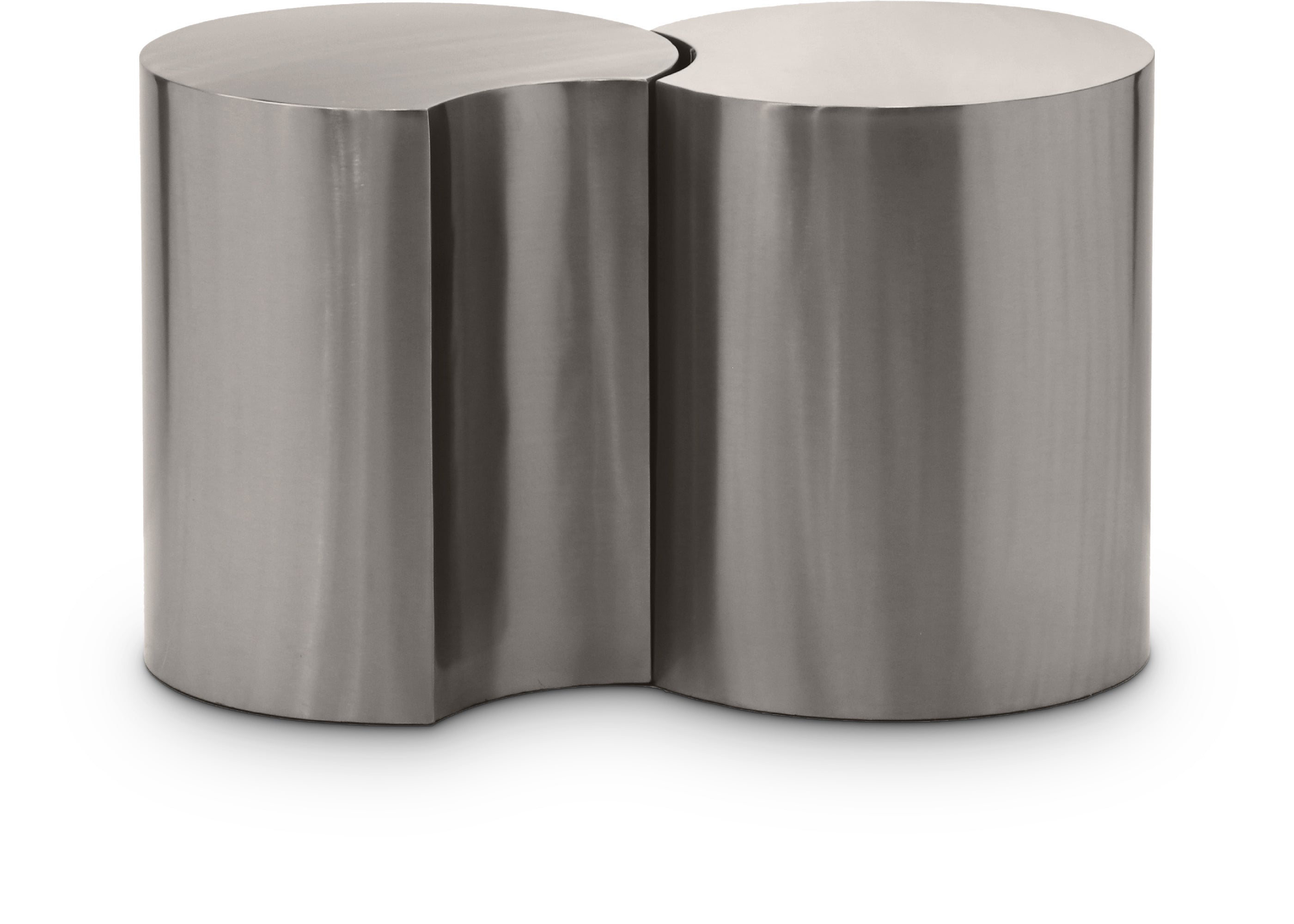 Dimple Silver End Table