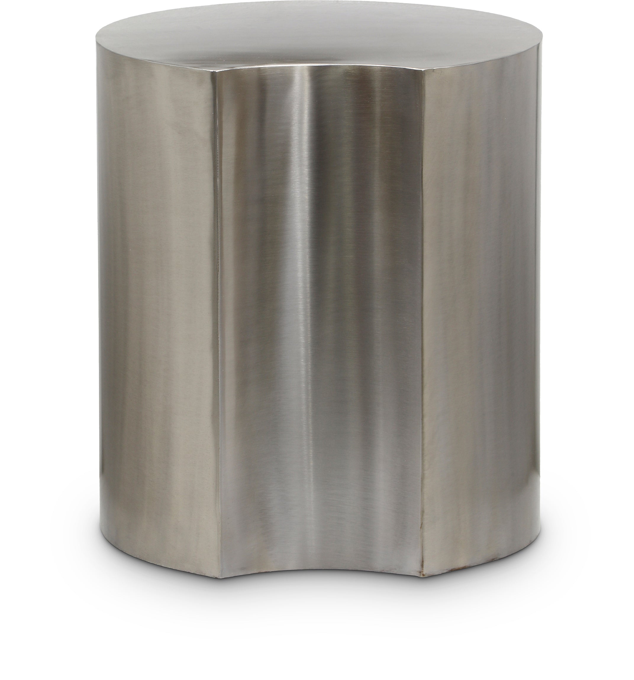 Dimple Silver End Table