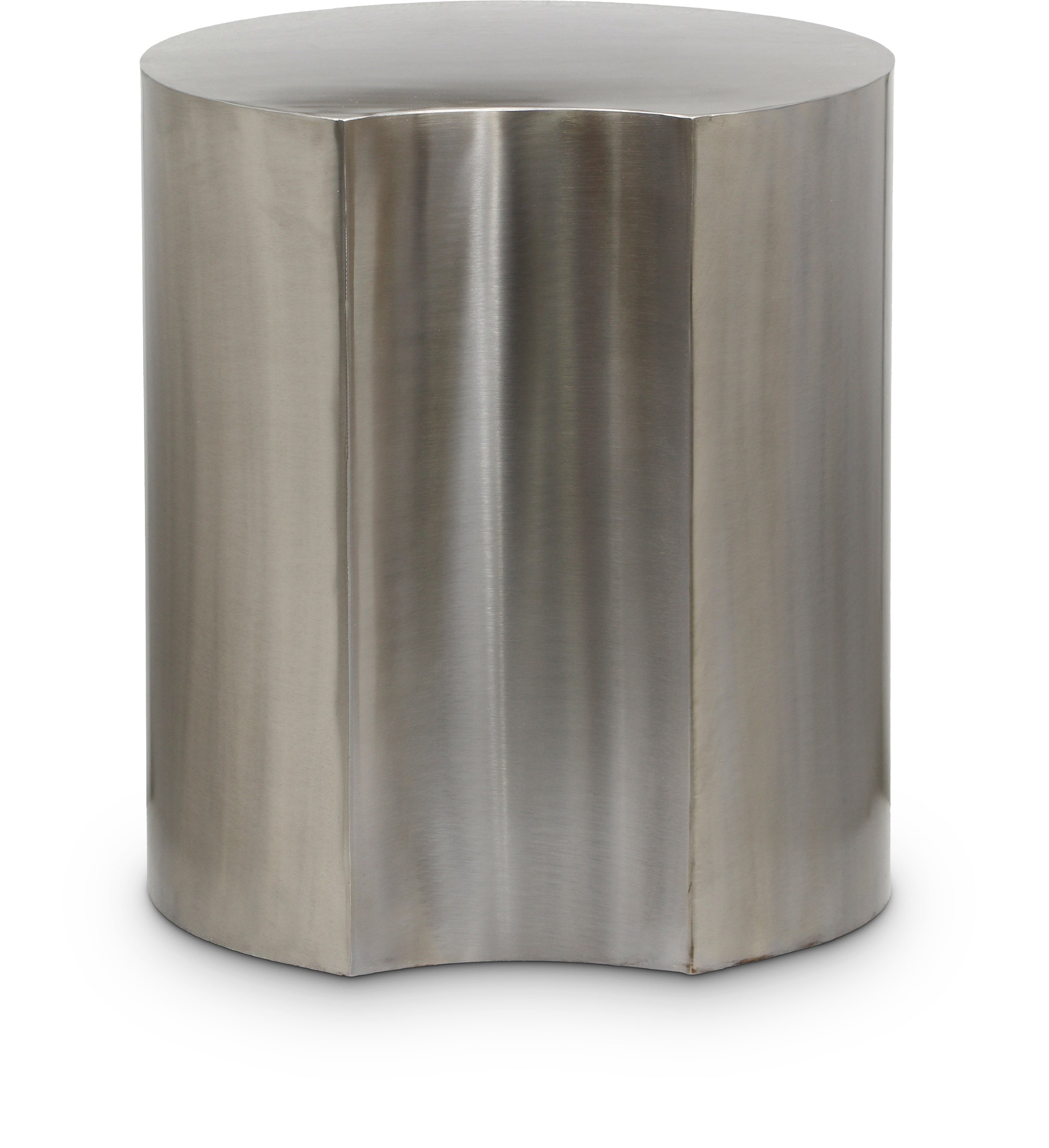 Dimple Silver End Table