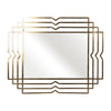 Metal 39" Rectangular Mirror,gold