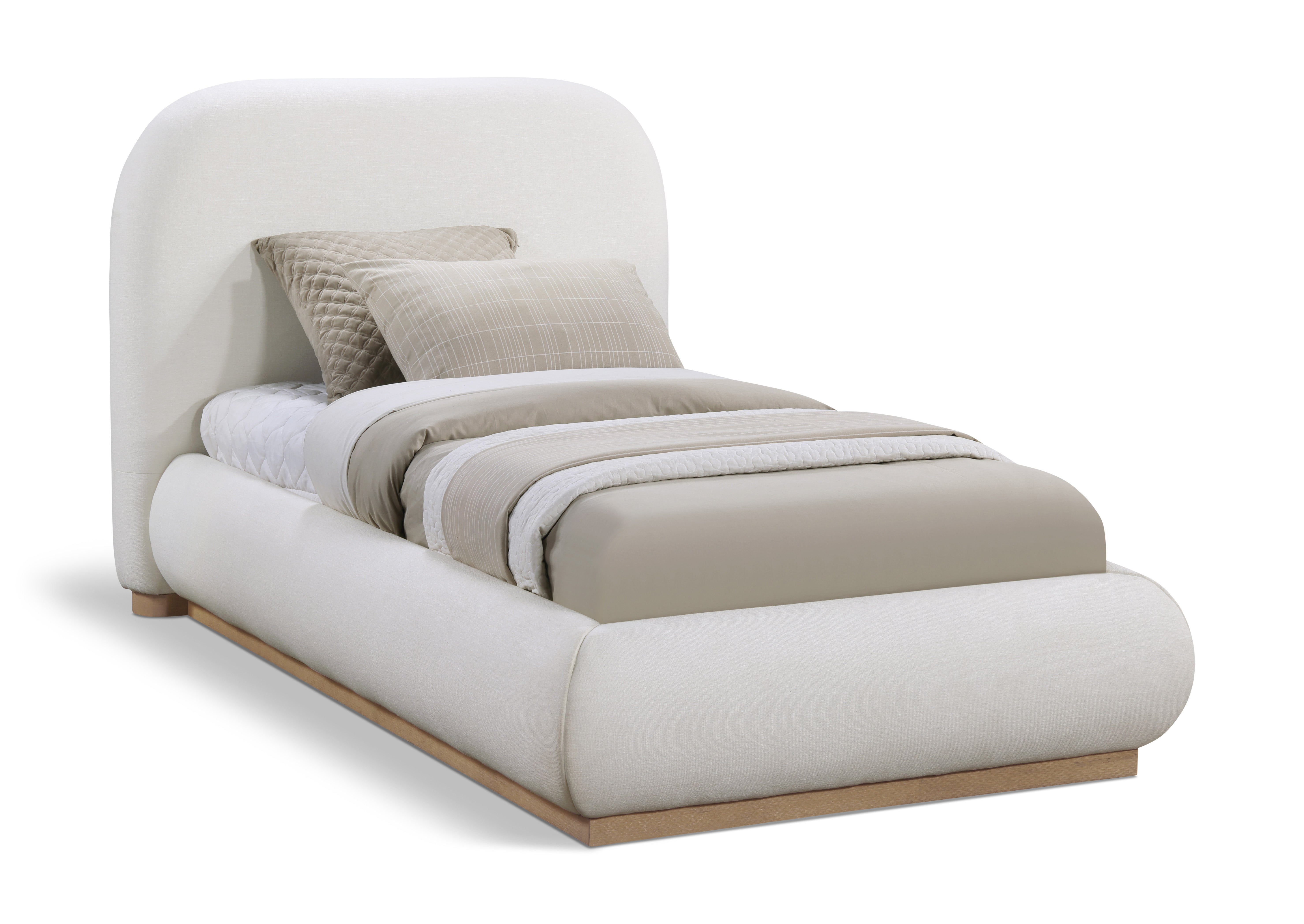 Vaughn Cream Twin Bed