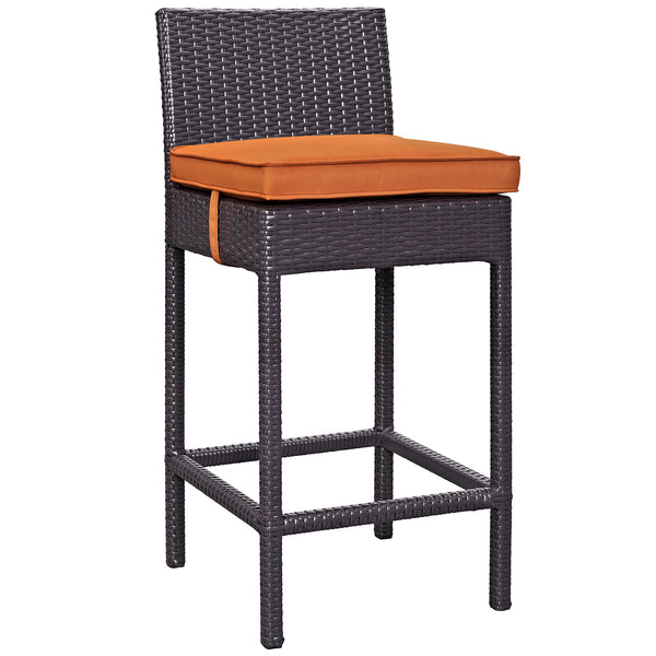 Convene Outdoor Patio Fabric Bar Stool