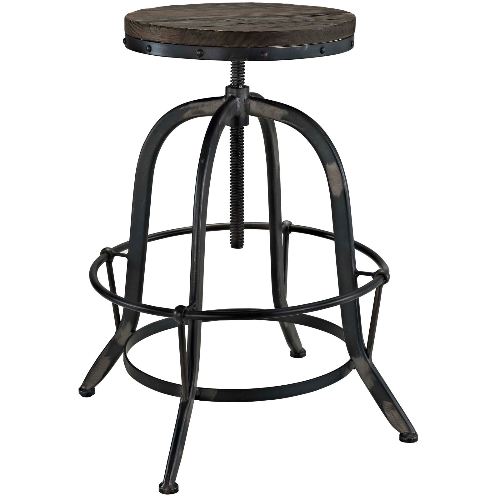 Collect Wood Top Bar Stool