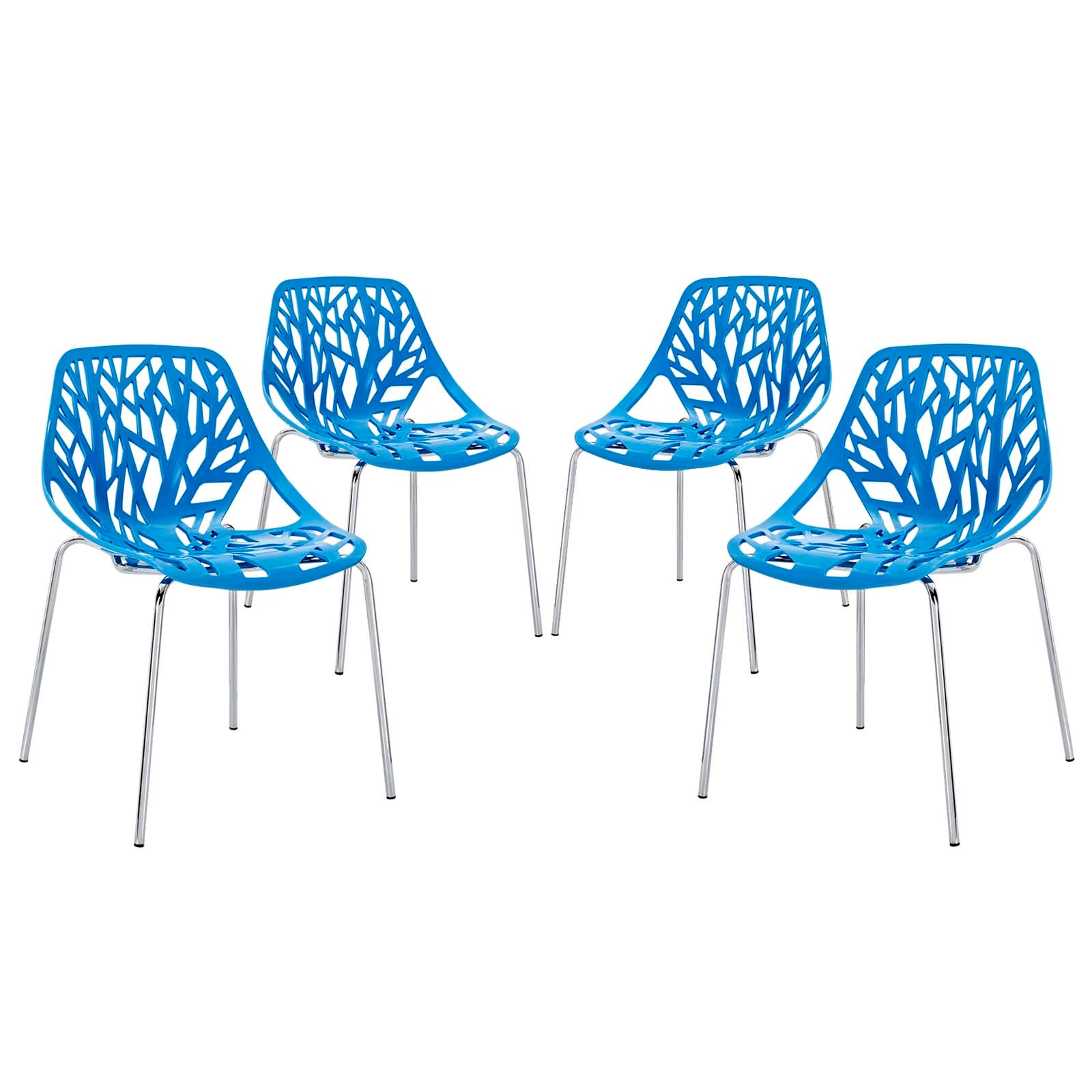 Stencil Dining Side Chair Set of 4