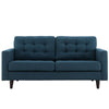 Empress Upholstered Fabric Loveseat