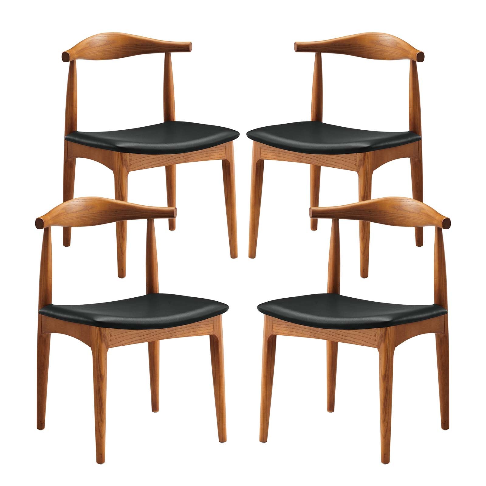 Tracy Dining Chairs Wood Set of 4