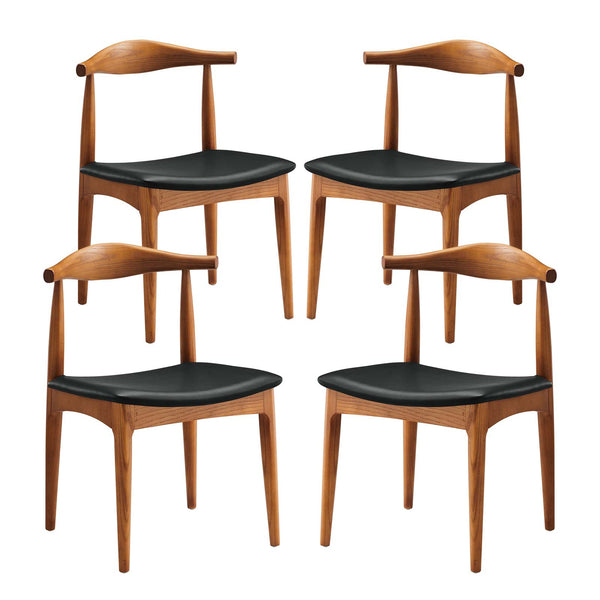 Tracy Dining Chairs Wood Set of 4