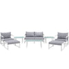 Fortuna 9 Piece Outdoor Patio Sectional Sofa Set