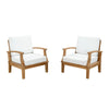 Marina 2 Piece Outdoor Patio Teak Set