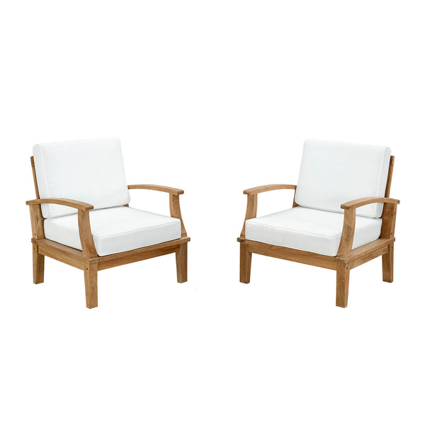 Marina 2 Piece Outdoor Patio Teak Set